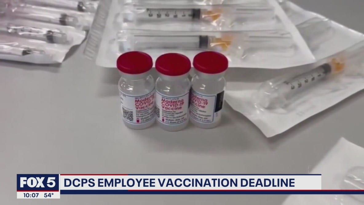 DCPS employee vaccination deadline